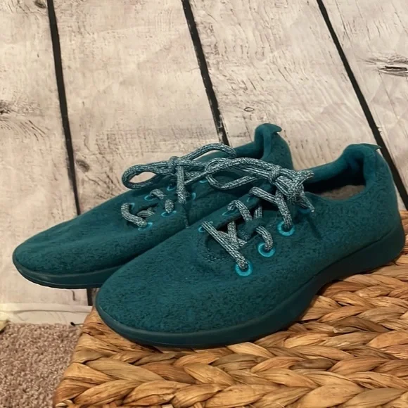 Allbirds Teal wool sneakers - Picture 4 of 8